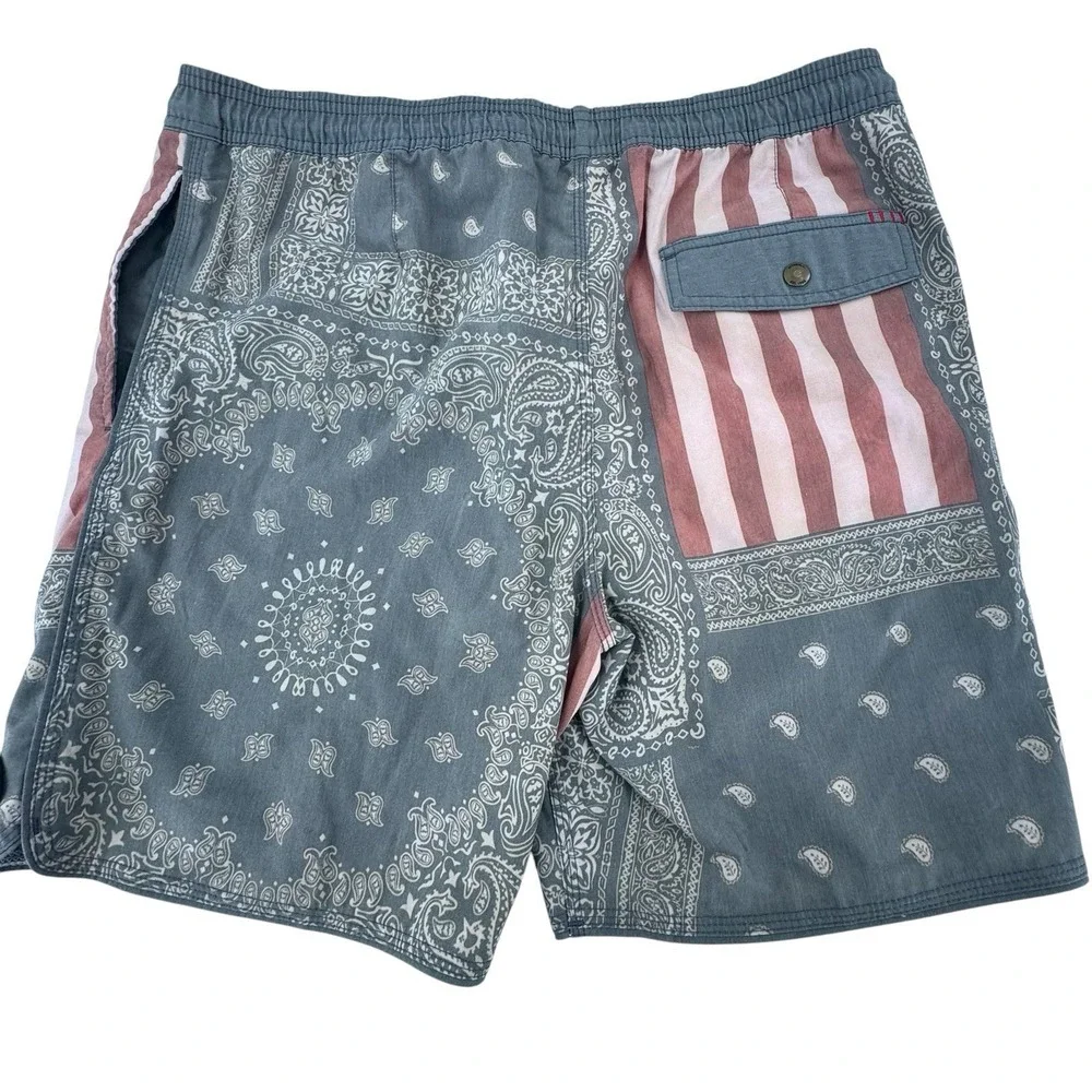 O'Neill Cruzers Board Shorts Breach‎ USA Flag Men's Size Large